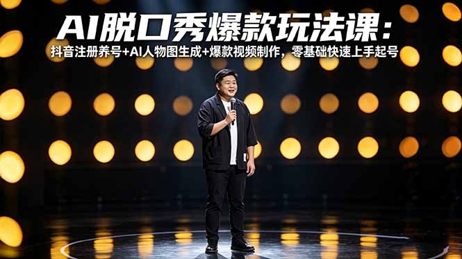 AI脱口秀爆款玩法课：抖音注册养号+AI人物图生成+爆款视频制作，零基础快速上手起号创云资源分享 | 创云网创云网创 | 千项创云 | 千项笔记 | 闪电网创 | 资源站网创 | 网创干货基地 | 网创实战教程 | 网创项目大全 | 网创副业项目 | 网创引流技巧 | 网创变现玩法 | 网创零基础入门 | 网创暴利项目 | 网创蓝海项目 | 网创实操手册 | 网创资料合集 | 网创工具分享 | 网创课程资料 | 网创技术教程 | 网创运营攻略 | 网创赚钱秘籍 | 网创被动收入 | 网创轻资产创业 | 网创低成本项目 | 创云资源库 | 创云副业指南 | 创云创业项目 | 创云干货分享 | 创云实战玩法 | 创云引流脚本 | 创云变现教程 | 创云 AI 工具 | 创云无货源 | 创云 C 单玩法 | 闲鱼无货源教程 | 闲鱼倒卖项目 | 闲鱼虚拟产品 | 闲鱼引流技巧 | 闲鱼开店攻略 | 闲鱼爆款选品 | 闲鱼自动发货 | 闲鱼副业赚钱 | 闲鱼 C 单 2.0 | 闲鱼流量玩法 | 小红书起号教程 | 小红书变现玩法 | 小红书引流攻略 | 小红书爆款文案 | 小红书素材库 | 小红书运营技巧 | 小红书虚拟资源 | 小红书带货项目 | 小红书 AI 作图 | 小红书流量密码 | 淘宝无货源开店 | 淘宝蓝海选品 | 淘宝引流技巧 | 淘宝运营教程 | 淘宝虚拟产品 | 淘宝客变现 | 淘宝爆款打造 | 淘宝新店运营 | 淘宝 C 店玩法 | 淘宝副业项目 | AI 网创项目 | AI 变现教程 | AI 文案生成 | AI 作图赚钱 | AI 视频剪辑 | AI 工具合集 | AI 自动化运营 | AI 虚拟产品 | AI 副业赚钱 | AI 引流脚本 | C 单 2.0 教程 | C 单实战玩法 | C 单引流技巧 | C 单变现攻略 | C 单项目资料 | C 单零基础教学 | C 单暴利玩法 | C 单自动脚本 | C 单流量玩法 | C 单副业项目 | 无货源电商教程 | 无货源选品技巧 | 无货源开店攻略 | 无货源虚拟项目 | 无货源自动发货 | 无货源爆款玩法 | 无货源副业赚钱 | 无货源运营手册 | 无货源工具合集 | 无货源蓝海项目 | 虚拟资源项目 | 虚拟产品变现 | 虚拟资料合集 | 虚拟产品开店 | 虚拟资源引流 | 虚拟产品教程 | 虚拟资源倒卖 | 虚拟产品暴利 | 虚拟资源自动 | 虚拟副业项目 | 副业赚钱项目 | 副业零基础入门 | 副业实操教程 | 副业变现攻略 | 副业引流技巧 | 副业工具合集 | 副业资料大全 | 副业轻资产 | 副业被动收入 | 副业暴利玩法 | 网络创业项目 | 网络赚钱教程 | 网络引流技巧 | 网络变现玩法 | 网络运营攻略 | 网络干货基地 | 网络实战手册 | 网络工具分享 | 网络课程资料 | 网络蓝海项目 | 短视频变现 | 短视频引流 | 短视频教程 | 短视频素材库 | 短视频运营 | 短视频带货 | 短视频脚本 | 短视频爆款 | 短视频 AI 剪辑 | 短视频副业 | 自媒体变现 | 自媒体起号 | 自媒体运营 | 自媒体文案 | 自媒体素材 | 自媒体引流 | 自媒体教程 | 自媒体副业 | 自媒体工具 | 自媒体干货 | 电商运营教程 | 电商引流技巧 | 电商变现玩法 | 电商选品攻略 | 电商工具合集 | 电商开店教程 | 电商爆款打造 | 电商虚拟项目 | 电商副业赚钱 | 电商蓝海项目 | 引流技术教程 | 精准引流玩法 | 全自动引流 | 私域引流技巧 | 社群引流攻略 | 短视频引流 | 图文引流教程 | 引流脚本合集 | 引流干货基地 | 引流实战玩法 | 变现技巧大全 | 变现项目合集 | 变现实操教程 | 变现工具分享 | 变现攻略手册 | 暴利变现玩法 | 被动变现项目 | 轻资产变现 | 虚拟变现教程 | 副业变现秘籍 | 千像网创资源 | 千像副业教程 | 千像引流干货 | 闪电网创项目 | 闪电变现玩法 | 闪电副业赚钱 | 资源站网创库 | 资源站副业集 | 资源站引流技 | 资源站变现法创云网创