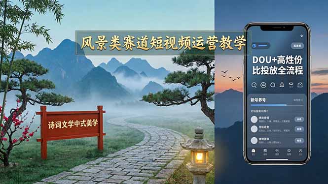 风景类赛道短视频运营教学:诗词文学中式美学,新号养号对标账号定位,DOU+高性价比投放全流程创云资源分享 | 创云网创云网创 | 千项创云 | 千项笔记 | 闪电网创 | 资源站网创 | 网创干货基地 | 网创实战教程 | 网创项目大全 | 网创副业项目 | 网创引流技巧 | 网创变现玩法 | 网创零基础入门 | 网创暴利项目 | 网创蓝海项目 | 网创实操手册 | 网创资料合集 | 网创工具分享 | 网创课程资料 | 网创技术教程 | 网创运营攻略 | 网创赚钱秘籍 | 网创被动收入 | 网创轻资产创业 | 网创低成本项目 | 创云资源库 | 创云副业指南 | 创云创业项目 | 创云干货分享 | 创云实战玩法 | 创云引流脚本 | 创云变现教程 | 创云 AI 工具 | 创云无货源 | 创云 C 单玩法 | 闲鱼无货源教程 | 闲鱼倒卖项目 | 闲鱼虚拟产品 | 闲鱼引流技巧 | 闲鱼开店攻略 | 闲鱼爆款选品 | 闲鱼自动发货 | 闲鱼副业赚钱 | 闲鱼 C 单 2.0 | 闲鱼流量玩法 | 小红书起号教程 | 小红书变现玩法 | 小红书引流攻略 | 小红书爆款文案 | 小红书素材库 | 小红书运营技巧 | 小红书虚拟资源 | 小红书带货项目 | 小红书 AI 作图 | 小红书流量密码 | 淘宝无货源开店 | 淘宝蓝海选品 | 淘宝引流技巧 | 淘宝运营教程 | 淘宝虚拟产品 | 淘宝客变现 | 淘宝爆款打造 | 淘宝新店运营 | 淘宝 C 店玩法 | 淘宝副业项目 | AI 网创项目 | AI 变现教程 | AI 文案生成 | AI 作图赚钱 | AI 视频剪辑 | AI 工具合集 | AI 自动化运营 | AI 虚拟产品 | AI 副业赚钱 | AI 引流脚本 | C 单 2.0 教程 | C 单实战玩法 | C 单引流技巧 | C 单变现攻略 | C 单项目资料 | C 单零基础教学 | C 单暴利玩法 | C 单自动脚本 | C 单流量玩法 | C 单副业项目 | 无货源电商教程 | 无货源选品技巧 | 无货源开店攻略 | 无货源虚拟项目 | 无货源自动发货 | 无货源爆款玩法 | 无货源副业赚钱 | 无货源运营手册 | 无货源工具合集 | 无货源蓝海项目 | 虚拟资源项目 | 虚拟产品变现 | 虚拟资料合集 | 虚拟产品开店 | 虚拟资源引流 | 虚拟产品教程 | 虚拟资源倒卖 | 虚拟产品暴利 | 虚拟资源自动 | 虚拟副业项目 | 副业赚钱项目 | 副业零基础入门 | 副业实操教程 | 副业变现攻略 | 副业引流技巧 | 副业工具合集 | 副业资料大全 | 副业轻资产 | 副业被动收入 | 副业暴利玩法 | 网络创业项目 | 网络赚钱教程 | 网络引流技巧 | 网络变现玩法 | 网络运营攻略 | 网络干货基地 | 网络实战手册 | 网络工具分享 | 网络课程资料 | 网络蓝海项目 | 短视频变现 | 短视频引流 | 短视频教程 | 短视频素材库 | 短视频运营 | 短视频带货 | 短视频脚本 | 短视频爆款 | 短视频 AI 剪辑 | 短视频副业 | 自媒体变现 | 自媒体起号 | 自媒体运营 | 自媒体文案 | 自媒体素材 | 自媒体引流 | 自媒体教程 | 自媒体副业 | 自媒体工具 | 自媒体干货 | 电商运营教程 | 电商引流技巧 | 电商变现玩法 | 电商选品攻略 | 电商工具合集 | 电商开店教程 | 电商爆款打造 | 电商虚拟项目 | 电商副业赚钱 | 电商蓝海项目 | 引流技术教程 | 精准引流玩法 | 全自动引流 | 私域引流技巧 | 社群引流攻略 | 短视频引流 | 图文引流教程 | 引流脚本合集 | 引流干货基地 | 引流实战玩法 | 变现技巧大全 | 变现项目合集 | 变现实操教程 | 变现工具分享 | 变现攻略手册 | 暴利变现玩法 | 被动变现项目 | 轻资产变现 | 虚拟变现教程 | 副业变现秘籍 | 千像网创资源 | 千像副业教程 | 千像引流干货 | 闪电网创项目 | 闪电变现玩法 | 闪电副业赚钱 | 资源站网创库 | 资源站副业集 | 资源站引流技 | 资源站变现法创云网创